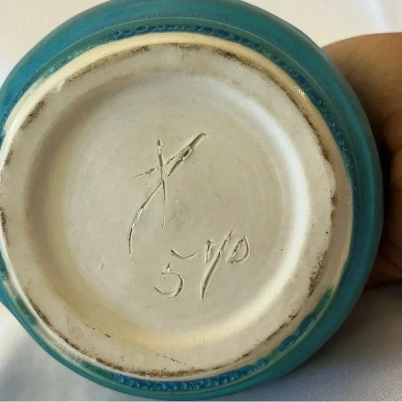 Vintage Handmade Clay Pottery Tea Pot - Picture 6 of 7